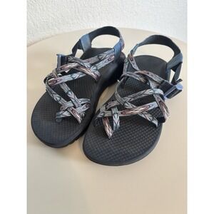 Chaco Women's Z / Cloud‎ X2 Scuba Eclipse toe strap blue hiking sandal womens 6